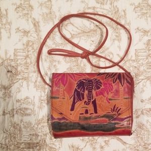 Vintage elephant coin purse
